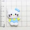 Pegamento Blando de PVC Accesorios de Gato KT Estuche para Teléfono Móvil DIY Zapatos con Agujeros Zapatos Flor Taza de Agua Decoración de Joyería Pasador Tocado Parche