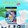 Película absorbente de color transfronteriza de 50 piezas, anti-transferencia de color, no destiñe, película para mezclar la ropa, papel absorbente de color, lavadora doméstica, prevención de manchas en la ropa