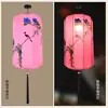 Nuevas Linternas Largas de Tela Pintadas a Mano Estilo Chino Restaurante de Hot Pot Casa de Té Hotel Decoración Linternas de Hierro Creativas Linternas de Año Nuevo Venta al por Mayor