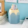 Portalápices creativo de color contrastante transfronterizo, portalápices multifuncional para estudiantes, papelería, almacenamiento de escritorio