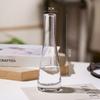 Estilo Ins Lujo Ligero Simple Jarrón de Vidrio Transparente Arreglo Floral Cultivo en Agua Flores Verdes Plantación Pequeños Adornos de Jarrón Estilo Nórdico para Sala de Estar