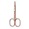 Tijeras de podar de punta redonda de acero inoxidable tijeras de belleza podar cejas vello nasal cejas seguridad tijeras pequeñas tijeras para vello nasal