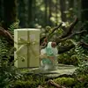 Set de regalo de aromaterapia sin fuego con aceites esenciales, que incluye una piedra difusora, fragancia de cristal, una luz nocturna romántica y es perfecto como regalo de cumpleaños o un detalle considerado para una amiga.