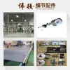 Fabricantes de Foshan puerta industrial de aislamiento térmico con solapa de placa de acero a color personalizada de rango completo puerta de garaje elevadiza silenciosa