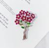 Outono e inverno Nova Moda liga cristal vidro broche fabricantes estoque corsage diamante buquê alta qualidade pin acessórios