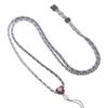 Cordão Tingido Flor de Pessegueiro Tecido à Mão Jade Dourado Pei Jade Hetian Pingente de Jade Cordão Corda de Colar Pequena Fresca