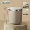 Caneca de Aço Inoxidável Copo Doméstico para Beber Copo de Café da Manhã para Escritório Copo de Café Copo de Leite com Tampa Pessoal