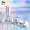 Frasco de Vidro 120ml Frasco para Loção Press-On Luxo Leve Embalagem Cosmética Simples Frasco para Essência Óleo Essencial Frasco para Creme para Olhos