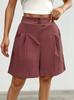 Pantalones cortos de cintura alta de color sólido transfronterizos para mujer de Europa y América del Verano 2024 de Amazon Independent Station Foreign Trade.
