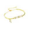 Star City Plata de Ley S925 Jade Hetian Te Tiene Bambú Suficiente Pulsera para Mujer Nicho Joyería de Gama Alta Sin Color Venta al por Mayor Venta Caliente