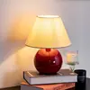 Lámpara de Mesa Silenciosa Lámpara de Tela Lámparas Lámpara Vintage para Sala de Estar Estilo Sencillo Lámpara de Mesita de Noche Decoración de Regalo Creativo