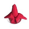 Servilletas de tela, paño para la boca, color sólido, rojo, para hoteles, restaurantes occidentales, cafeterías, manteles individuales, tela con diseño de flores dobladas, paño resbaladizo, paño para limpiar tazas.