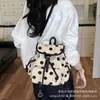 Mochila Casual de Lunares para Mujer 2026 Verano Nuevo Gran Capacidad para Viajes Diarios Estudiante Mochila Escolar Mochila con Solapa y Múltiples Bolsillos