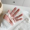 Medias de Seda con Lunares y Lazo de Cristal para Mujer, Verano, Finas, Seda de Vidrio, Estilo Japonés JK, Estilo Ballet, Medias de Borde Medio con Orejas de Madera