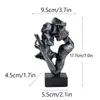 Cuidadosamente seleccionado, envío gratuito, accesorios para parejas, escultura transfronteriza, artesanía de resina ecológica, pareja abrazándose permanentemente, adorno decorativo de alta gama