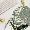 Papel de Material Nuevo 24 Hojas Tamaño Grande 30X30Cm Bosque Verde Acuarela Alce Álbum de Recortes Papel de Fondo Navideño