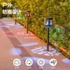 Lámpara de Césped para Patio Solar Transfronteriza Decoración de Jardín Lámpara de Ambiente Impermeable para el Hogar Exterior Exterior Lámpara de Suelo Colorida