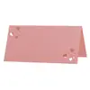 Envío directo transfronterizo Amazon Asiento de amor para bodas Tarjeta Tarjeta con forma de corazón tridimensional Tarjeta de nombre escrita a mano para bodas En stock