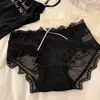 """La Felicidad Tiene Sus Propios Signos de Premonición"El Romance es lo PrimeroVerano Sexy Encaje Fino Ropa Interior Femenina Algodón Puro para Niñas"""