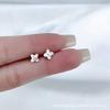 Pendientes de Plata de Ley 925 para Chicas Estudiantes de Nicho, Diseño Minimalista de Alta Gama, Nuevos Pendientes de Moda Estilo Ins 2025