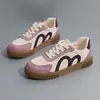 Zapatos deportivos casuales de lujo ligeros de primavera-verano con estampado de letras para mujer, nuevos zapatos de entrenamiento estilo alemán, zapatos de moda, cómodos y duraderos para estudiantes