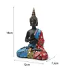 Resina Hall Completo Buda Sapo Tres Estatuas Sagradas Buda Sakyamuni Bodhisattva Avalokiteshvara Bodhisattva Ksitigarbha Buda Sambo