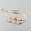 Pulsera de Serie de Flores Secas al por Mayor Vidrio Espécimen de Flor Real Gipsófila Flor de Durazno Árbol de la Fortuna Mariposa Pulsera Escénica Joyería