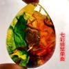 Colgante de Ámbar con Espécimen de Insecto Real Ámbar Insecto Gota de Agua con Forma de Insecto Escorpión Mariposa Abeja Flor Ámbar Transmisión en Vivo Venta al por Mayor