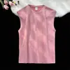 Camiseta sin mangas de color liso para hombre, chaleco de gamuza resistente de moda para verano, camiseta sin mangas deportiva casual retro americana