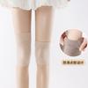 Medias rodilleras con aire acondicionado para mujer, antienganches, antideslizantes, medias de hielo finas de verano color carne por encima de la rodilla, calcetines largos al por mayor