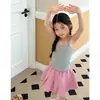Aimobebbe 2026 Producto Nuevo de Verano para Niñas Top de Tirantes Dopamina Refrescante y Dulce de Alta Elasticidad sin Mangas