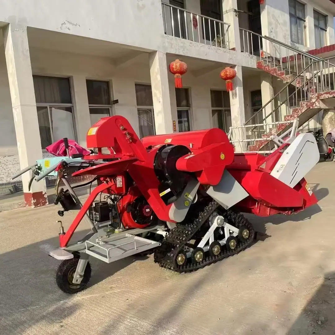 15马力稻麦履带联合收割机 2