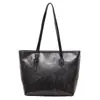 Bolso Tote Retro de Gran Capacidad para Mujer 2025 Otoño e Invierno Nuevo Bolso de Hombro Casual de Alto Valor Elegante Ins para Debajo del Brazo