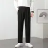 Novas Calças Casuais Slim para Homens Outono e Inverno 2025, Caimento Reto Estilo Coreano Tendência Afunilada Calças Sociais Versáteis