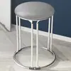 Bancos Redondos, Bancos de Acero Inoxidable, Bancos Apilables, Sillas de Hierro Forjado, Bancos Gruesos para Comedor Doméstico, Bancos Gruesos de Plástico