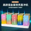 Nuevo Encendedor a Prueba de Viento de Llama Azul Directa al Metal Venta al Por Mayor Publicitario Inflable Personalizado Grabado Láser Impresión a Color Logotipo