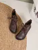 Nueva colección de otoño de YsshadiR: Botines de piel genuina para mujer, con suela suave, material superior suave, estilo retro de bota Martin, cómodos y versátiles, perfectos para el uso diario