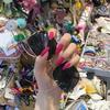 Ballet corto esmerilado europeo y americano, nuevo color, color sólido, para usar uñas postizas, parche para uñas, parche para uñas desmontable