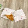 Bolsa para Hotcakes, Triangular a Prueba de Aceite con Doble Apertura, Bolsa de Papel Especial para Hotcakes Integrales con Frutas, Bolsa de Empaque de Alimentos, Bolsa para Hotcakes Rellenos de Huevo