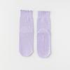 Calcetines de Yoga para Mujer, Calcetines de Media Pantorrilla con Agarre Antideslizante de Silicona, Adecuados para Fitness y Pilates, Hechos de Algodón Peinado, Calcetines para Mujer sin Costuras al por Mayor