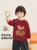 Ropa para Niños Kaka Panda Suéter Redondo para Niños Top de Invierno para Niños Ropa de Invierno para Niñas Ropa de Otoño e Invierno para Bebé
