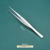 Pinzas de Acero Inoxidable 304 Anti-Yodóforo Pinzas Médicas en Forma de Pistola para Vendajes Arte del Té Herramientas para Jardinería Acuática Pinzas Espesadas 403