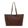 Bolsa Tote de Gran Capacidad para Mujer 2025 Nuevo de Moda Retro Versátil Bolso de Hombro Simple Moda de Alta Gama Portátil Bolsa Grande