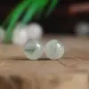 Cuentas Sueltas de Jade de Tianshan Tipo Hielo Natural para Hacer Pulseras y Collares DIY