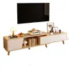 Mueble de TV para apartamentos pequeños, mueble de almacenamiento, mueble de pared moderno minimalista para el hogar, mueble de TV retráctil nórdico, mueble de suelo