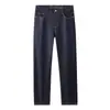 Jeans de Tela de Mezclilla Original de Color Delgado Elástico de Verano 2025 Pantalones para Hombre Pierna Recta Pantalones Casuales de Negocios