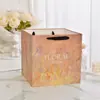 Bolsa de Tote con Pintura al Óleo de Flores Bolsa de Regalo Bolsa de Regalo Cuadrada Bolsa para Empaquetar Ramo de Floristería Bolsa de Regalo para el Día de San Valentín En Stock