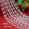 Cortina de Fio com Contas de Novo Estilo para Decoração de Casamento, Fio de Cristal para Decoração de Teto de Local de Casamento, Corrente de Divisória de Cortina de Cristal para Porta e Janela