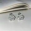Brincos de tarracha com pentagrama para mulheres, tarrachas de osso da orelha em aço titânio com zircônia, design de nicho, joias de ouvido da moda e de alta qualidade para atacado