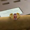 Nuevo Anillo Abierto de Esmalte con Patrón de Nube Estilo Chino, Estilo Corte Vintage, Nicho de Lujo Ligero, Sensación de Alta Gama, Anillo Apilable para Mujeres